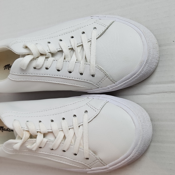 Madewell Sidewalk Low Top Sneakers White - Picture 10 of 12